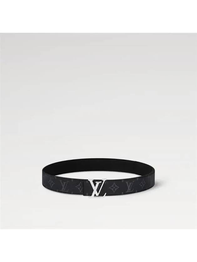 LV Initiales Reversible Monogram Leather Belt Black - LOUIS VUITTON - BALAAN 2