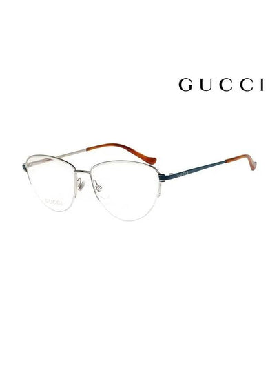 Eyewear  Cat Eye Metal Eyeglasses Silver - GUCCI - BALAAN 2