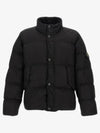 Garment Dyed Crinkle Reps Down Padding Black - STONE ISLAND - BALAAN 2