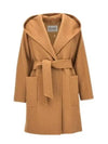 Rialto Collar Robe Single Coat Camel - MAX MARA - BALAAN 2