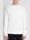 Logo Print Cotton Sweatshirt White - Y-3 - BALAAN 4