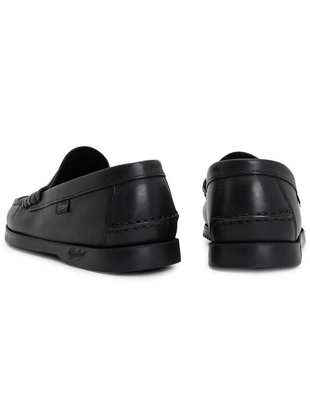 Coraux Leather Loafers Black - PARABOOT - BALAAN 7