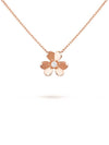 Freeball Diamond Pendant Small Necklace Rose Gold - VANCLEEFARPELS - BALAAN 2