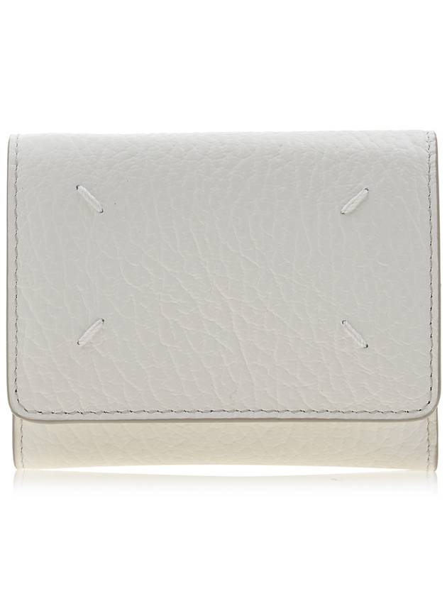 Stitched Trifold Halfwallet White - MAISON MARGIELA - BALAAN 2