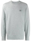 Men's Embroidered Logo Sweatshirt Grey - CP COMPANY - BALAAN 2