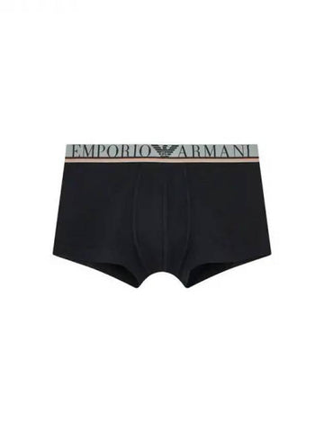 UNDERWEAR Men s Color Scheme Line Banding Cotton Drawn Black 271698 - EMPORIO ARMANI - BALAAN 1