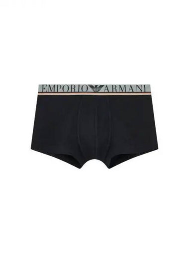 UNDERWEAR Men s Color Scheme Line Banding Cotton Drawn Black 271698 - EMPORIO ARMANI - BALAAN 1