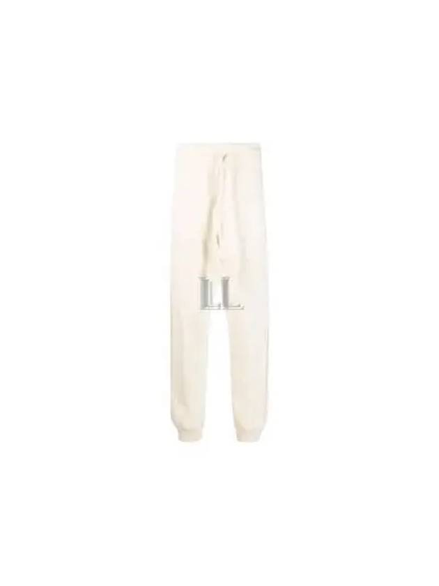 Diag Stripe Knitted Track Pants Ivory - OFF WHITE - BALAAN 2