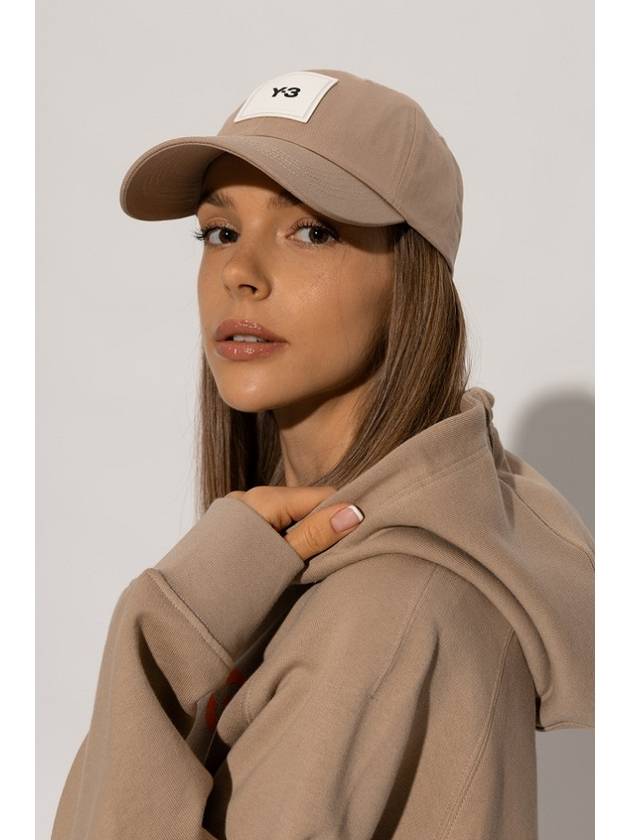 Square Logo Patch Ball Cap Khaki - Y-3 - BALAAN 4