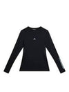 Tekla Slim Crew Neck Long Sleeve T-Shirt Black - J.LINDEBERG - BALAAN 2