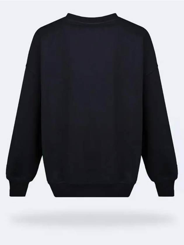 Logo Print Cotton Sweatshirt Black - ALEXANDER MCQUEEN - BALAAN 4