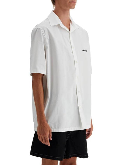 short-sleeved gothic arrow shirt - OFF WHITE - BALAAN 2