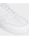 Men's Lace Up Calfskin Low-Top Sneakers Optic White - CELINE - BALAAN 4