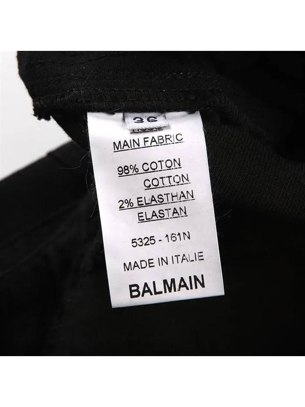 14FW Medium Rise Biker Jeans 5325 161N C0100 - BALMAIN - BALAAN 9