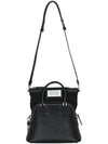 5AC Logo Patch Mini Tote Bag Black - MAISON MARGIELA - BALAAN 6