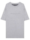 Print Crew Neck Cotton Jersey Short Sleeve T-Shirt Grey - BRUNELLO CUCINELLI - BALAAN 2