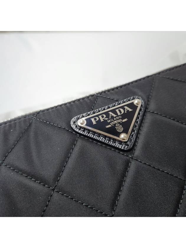 Pocono Quilted Chain Shoulder Bag Black - PRADA - BALAAN 8