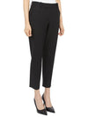 Women's Good Wool Treeca Crop Pants Black - THEORY - BALAAN 4