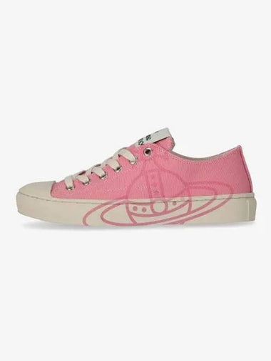 Women's Plimsoll Low Top Sneakers Pink - VIVIENNE WESTWOOD - BALAAN 1