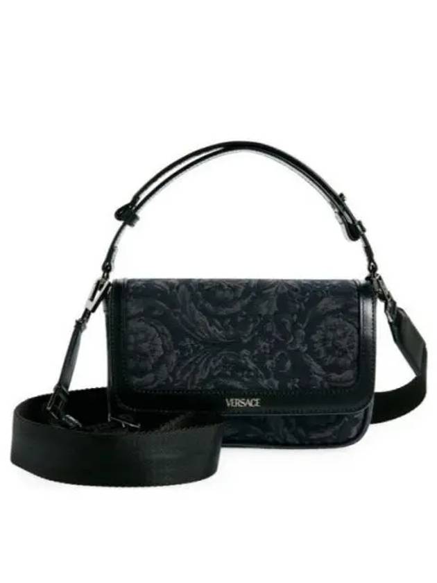 Jacquard Calf Leather Mini Bag Black - VERSACE - BALAAN 2