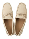 Gommino Nubuck Driving Shoes  Beige - TOD'S - BALAAN 3