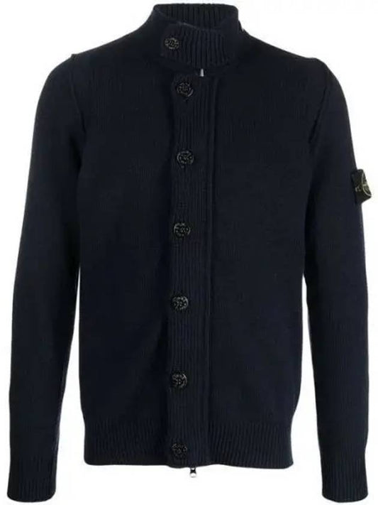 23FW 7915547A3 Wappen patch button zip-up cardigan 1006600 - STONE ISLAND - BALAAN 1