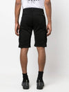 Men's Stretch Satin Lens Cargo Shorts Black - CP COMPANY - BALAAN 3