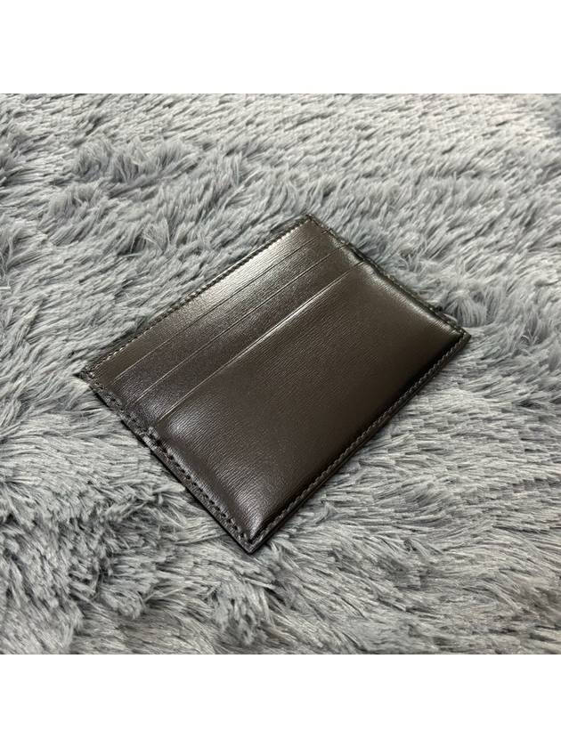 Triomphe Shiny Calfskin Card Wallet Black - CELINE - BALAAN 3