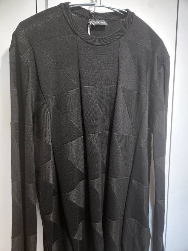 Pattern Triangle Light Knit - EMPORIO ARMANI - BALAAN 6