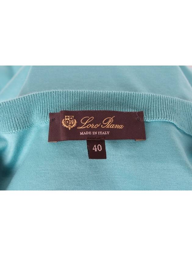 embroidered logo short sleeve t shirt 40 - LORO PIANA - BALAAN 6