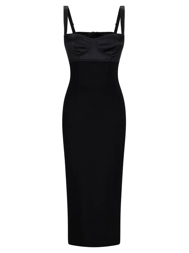 bustier style sleeveless midi dress F6DBXTFUGKF - DOLCE&GABBANA - BALAAN 2