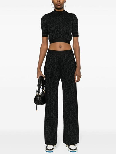 knitted flared trousers - PALM ANGELS - BALAAN 2