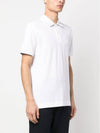 Men's Logo Patch Short Sleeve Polo Shirt White - CP COMPANY - BALAAN 4