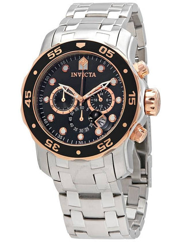 Invicta Pro Diver Chronograph Black Dial Men's Watch 80036 - INVICTA - BALAAN 1