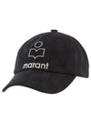 Tyron Logo Ball Cap Black - ISABEL MARANT - BALAAN 1