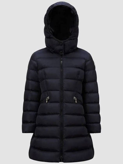 Kids Charpal Hooded Long Down Padding Night Blue - MONCLER - BALAAN 2