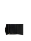 Matelasse Monogram Quilting Flap Half Wallet Black - SAINT LAURENT - BALAAN 4