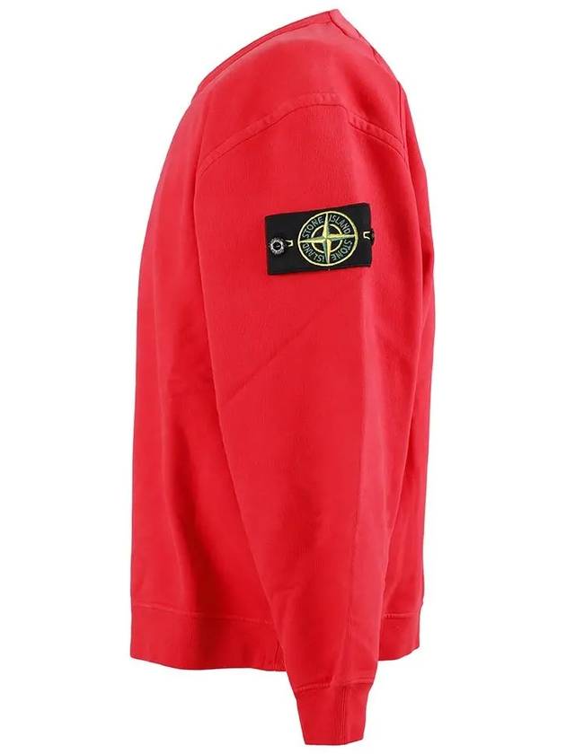 Waffen Patch Crew Neck Sweatshirt Red - STONE ISLAND - BALAAN 3