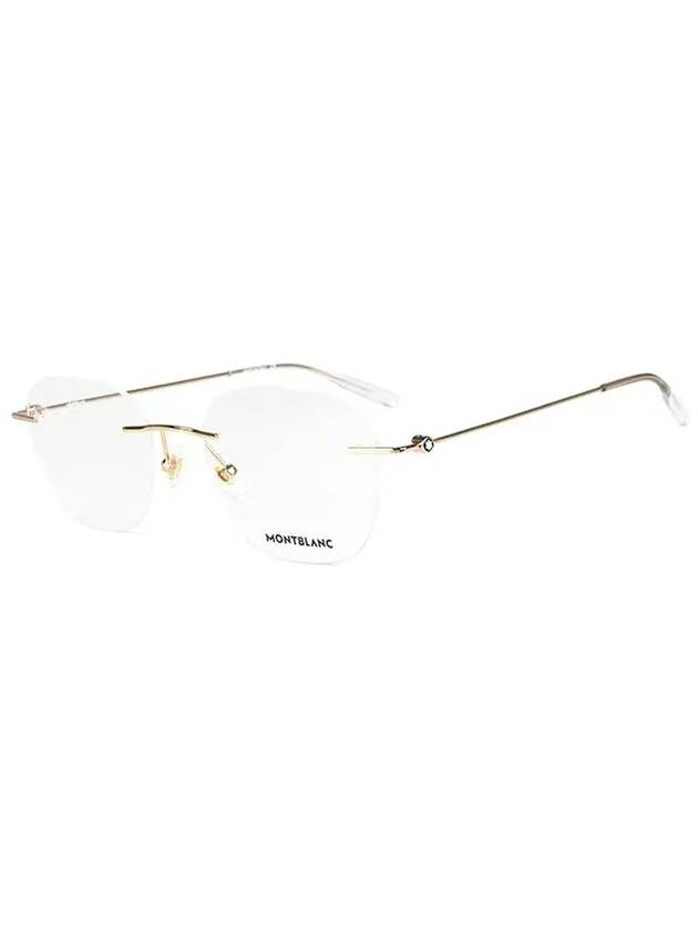 Eyewear Round Metal Eyeglasses Gold - MONTBLANC - BALAAN 2