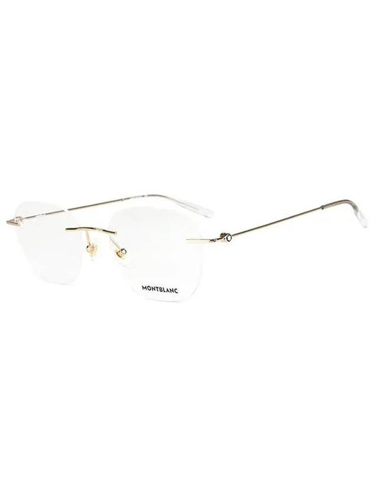 Eyewear Round Metal Eyeglasses Gold - MONTBLANC - BALAAN 2