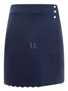 Women's Anna Mini H-Line Skirt Navy - J.LINDEBERG - BALAAN 2