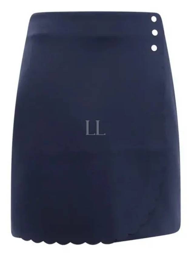 Women's Anna Mini H-Line Skirt Navy - J.LINDEBERG - BALAAN 2