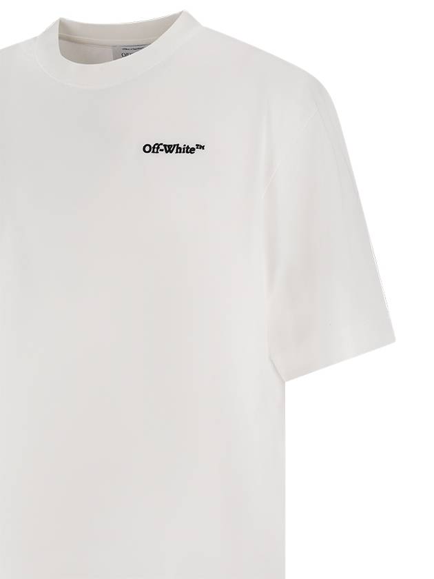 Short Sleeve T-Shirt OMAA120S24JER0010110 White - OFF WHITE - BALAAN 4