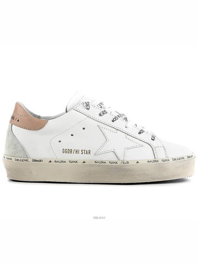 High Star Low Top Sneakers White Pink Tab - GOLDEN GOOSE - BALAAN 2