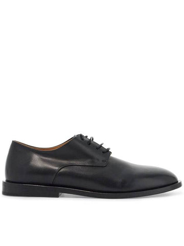 black calf leather derby shoes with glossy finish - MARSELL - BALAAN 1