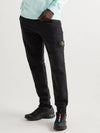 Wappen Patch Drawstring Track Pants Black - STONE ISLAND - BALAAN 3