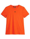 Ada Short Sleeve T-Shirt Tangerine Tango - J.LINDEBERG - BALAAN 2