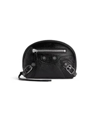 Le Cagole Small Cosmetic Pouch Bag Black - BALENCIAGA - BALAAN 1