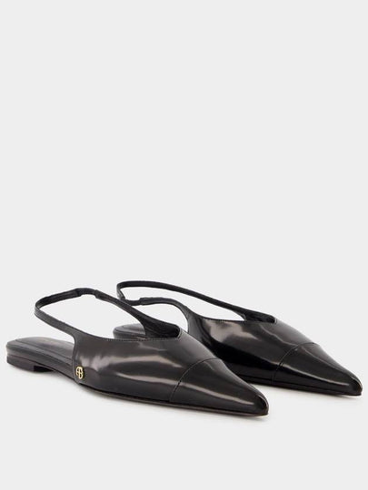 Elena Slingback Flats - ANINE BING - Calfskin - Black - ANINE BING - BALAAN 2