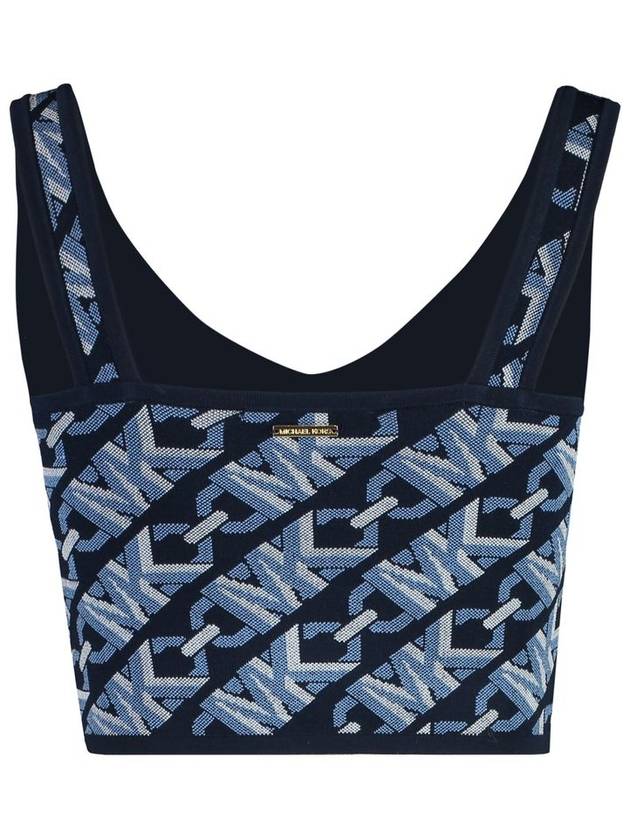 Michael Monogram Jacquard Crop Tank Top MR460U19Z6 - MICHAEL KORS - BALAAN 3